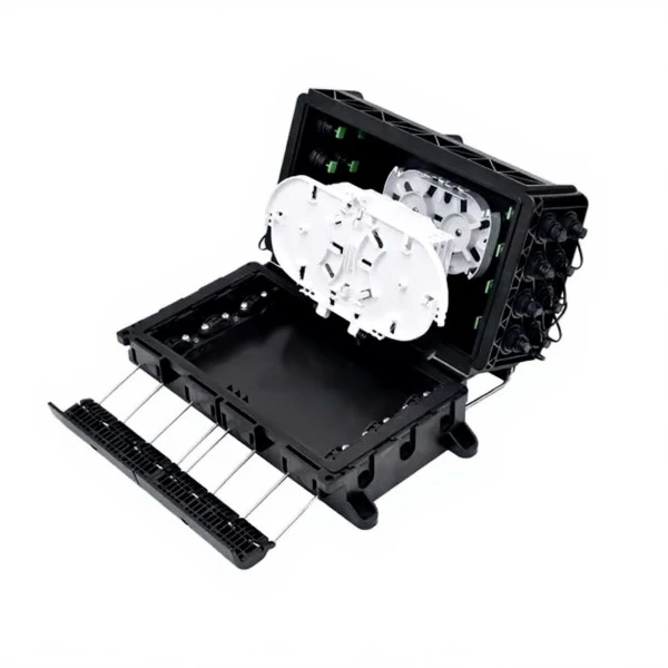 FTTA Fiber Optic Splice Enclosure with Hardened SuperTap OptiTap Compatible Adapters - Image 2