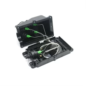 fiber optic MST multiport service terminal with PLC splitter outdoor enclosure