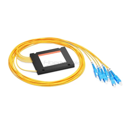1x5 Asymmetrical PLC Fiber Splitter 95/5 ABS Module SC/UPC Singlemode