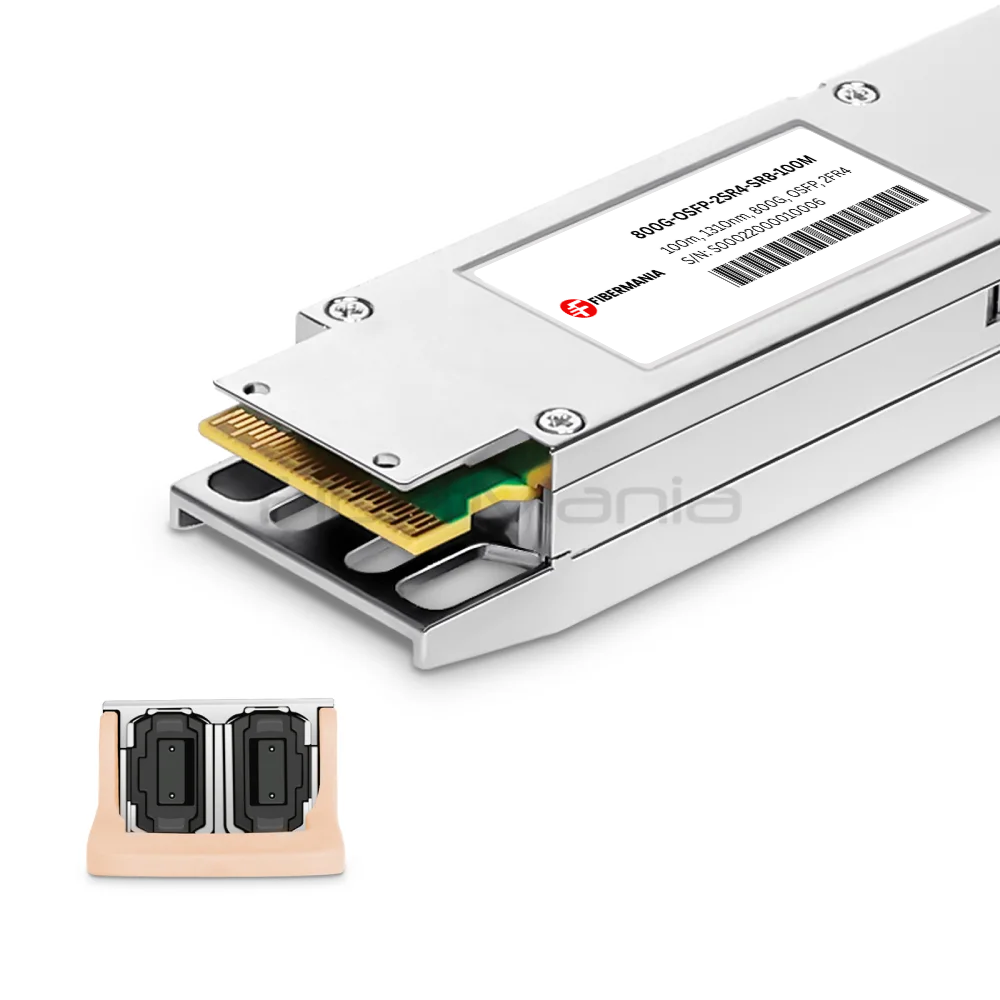 800G OSFP SR8 2×SR4 100m Optical Transceiver 850nm PAM4 MPO-12 APC - Image 2