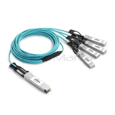 200G QSFP56 to 4×50G SFP56 armored active optical breakout cable