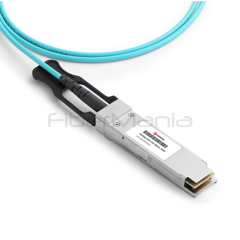 800G OSFP to 4×200G QSFP112 Active Optical Cable (AOC), Armored, OM3 - Image 3