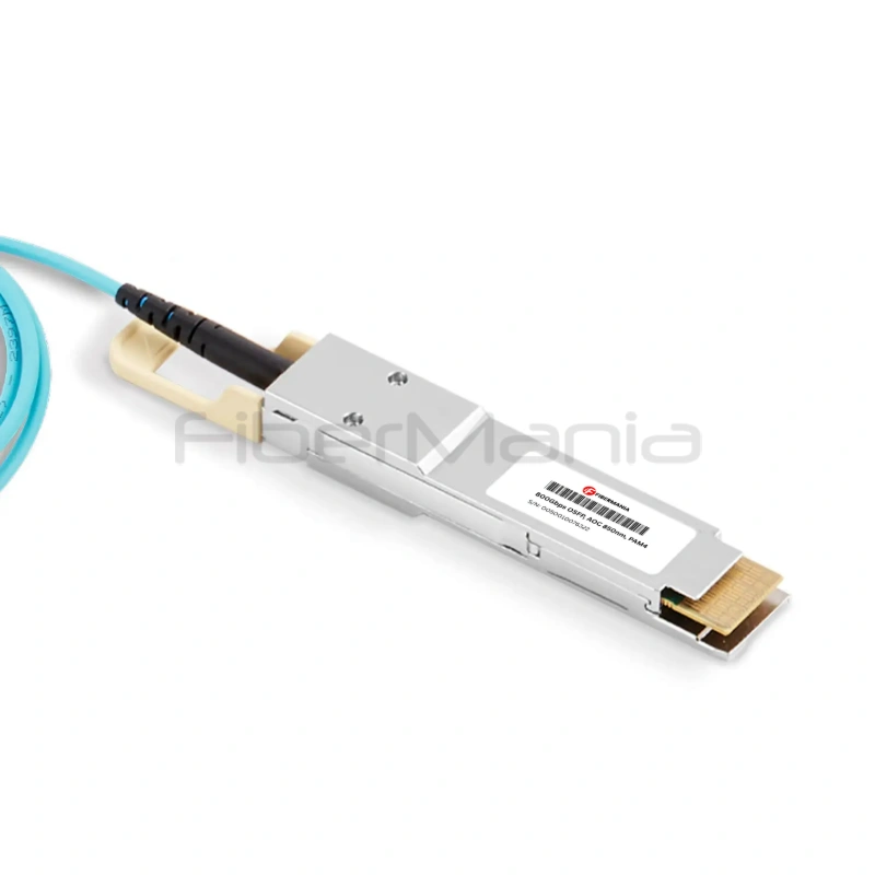 800G OSFP to QSFP-DD Active Optical Cable (AOC), 850nm OM3, PAM4 - Image 2