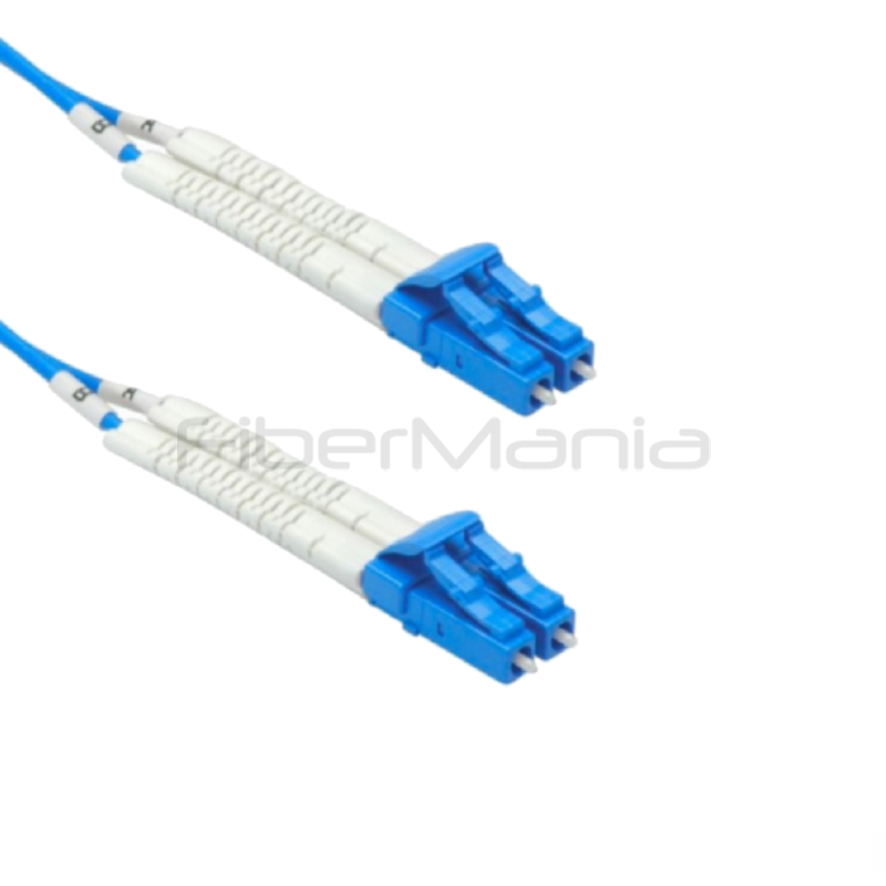 LC to LC UPC OS2 Duplex Flex Boot Fiber Optic Patch Cord - Image 3