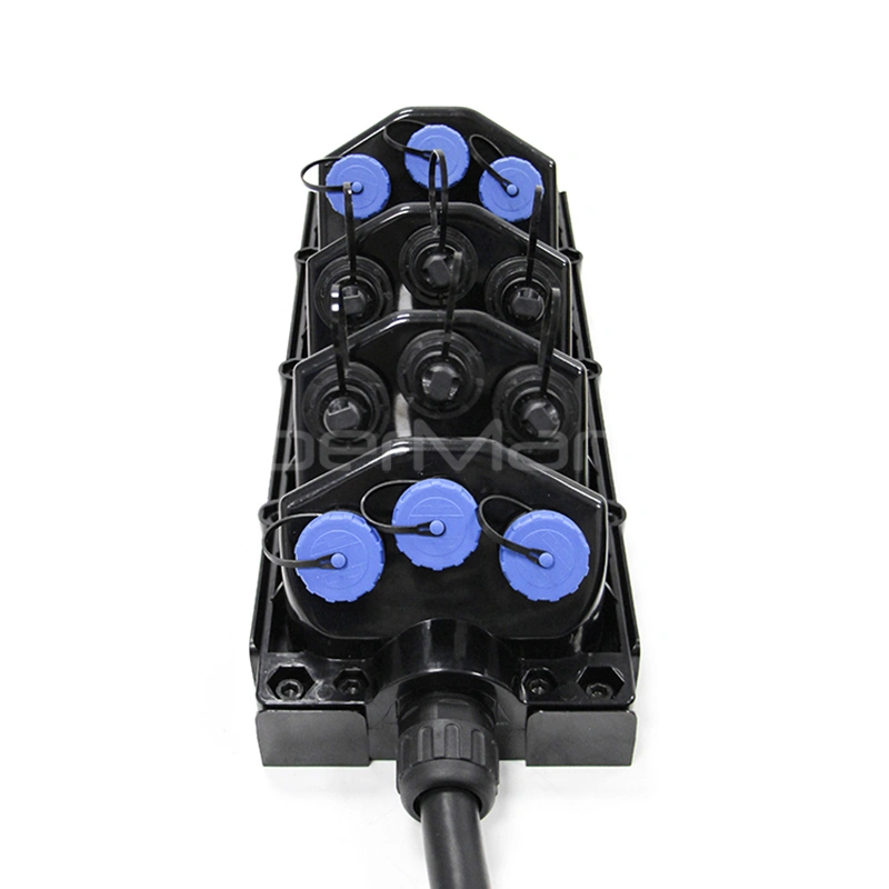 12-Fiber/Power Hybrid MST Box with OptiTap Patch Cords and 2-Pin Power Cable - Image 4