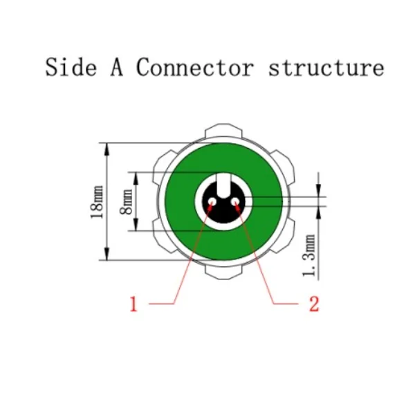 ODC Male to ODC Male Duplex G657A2 Outdoor Fiber Optic Cable 5.0mm TPU Jacket - Image 3