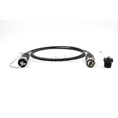 ODC plug male to ODC plug male 4-fiber outdoor fiber cable with G657A2 fiber