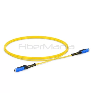 MDC to MDC duplex fiber optic patch cord with 2.0mm push-pull cable for high-density data centers