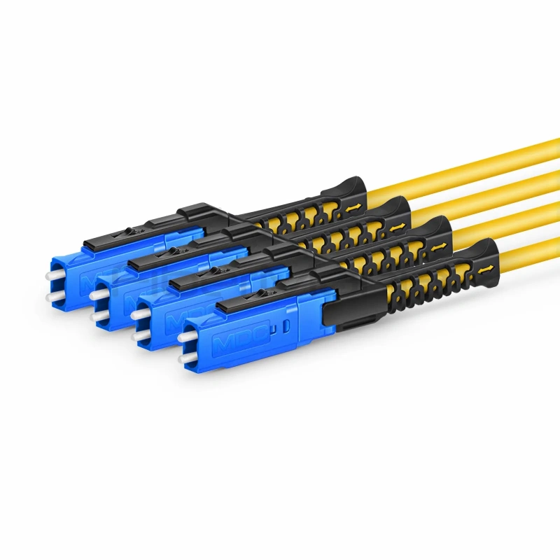 2m (7ft) MTP®-8 APC Female to 4x MDC UPC Duplex Fiber Harness, 8-Fiber OS2 G.657.A1 Single Mode, Type B, 0.35dB, OFNP - Image 3
